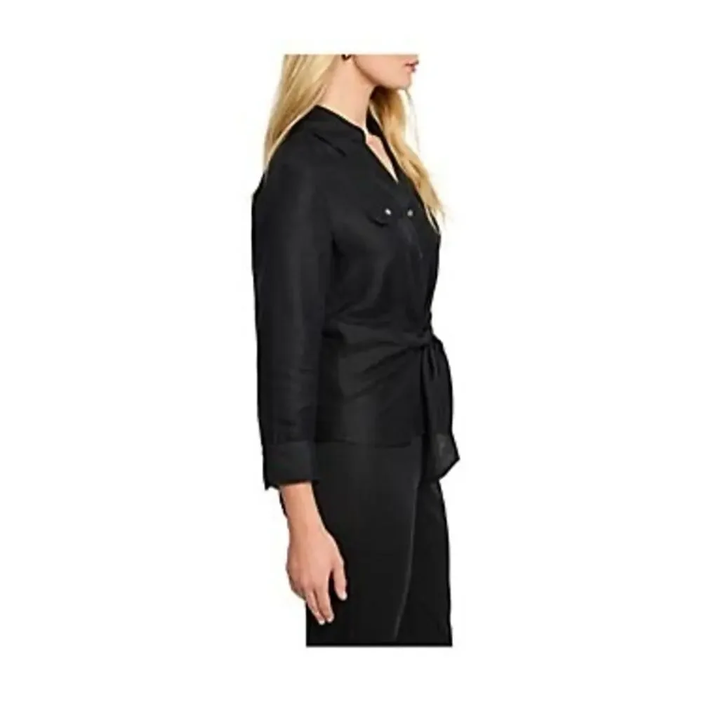 NIC+ZOE Iconic Tie Front‎ Shirt NWT size XL